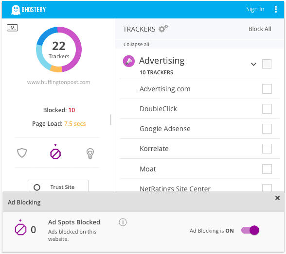 Ghostery thumbnail 7