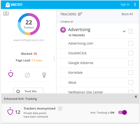 Ghostery thumbnail 8