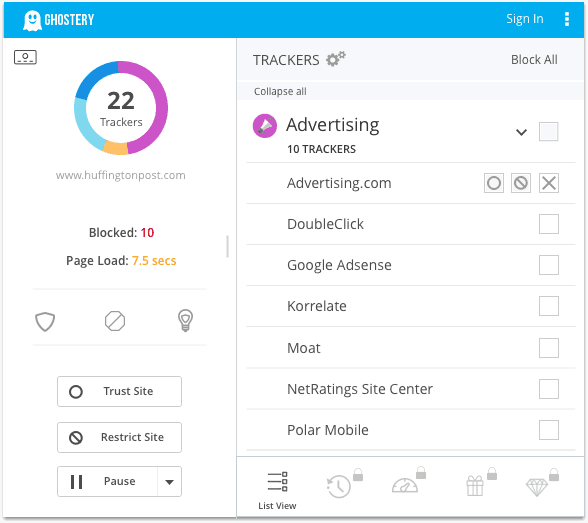 Ghostery thumbnail 10